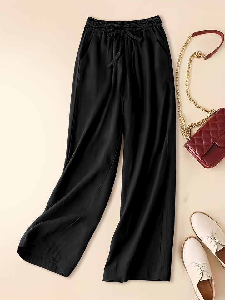 Riviera Wide-Leg Linen Pants — Everyday Capsule