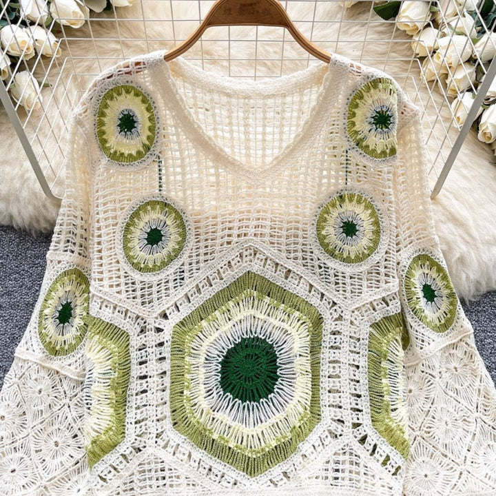 The Tassel Cut-Out Vintage Sweater