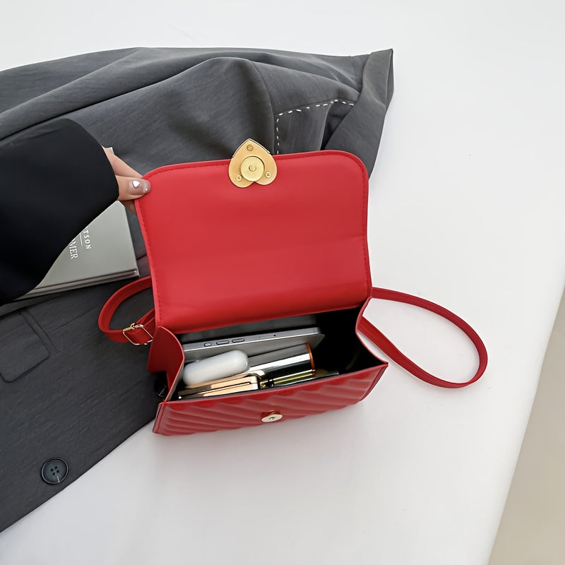 Heart Embossed Jelly Bag