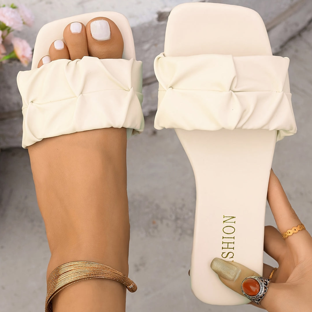 The Elegant Square-Toe Sandals