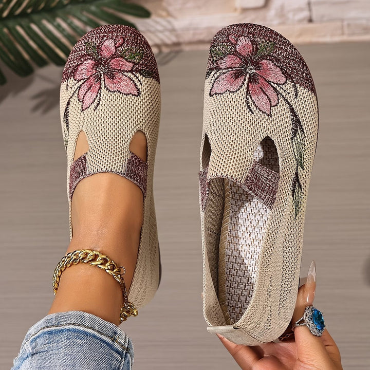 The Xara Floral Slip-On Flats