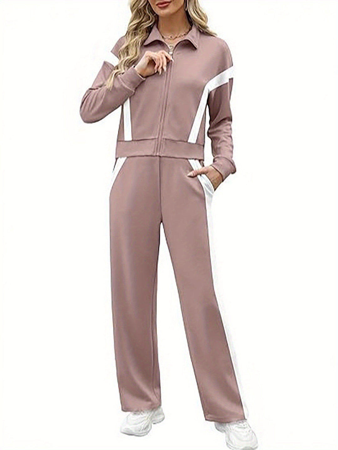 The Mara Stripe Lounge Set
