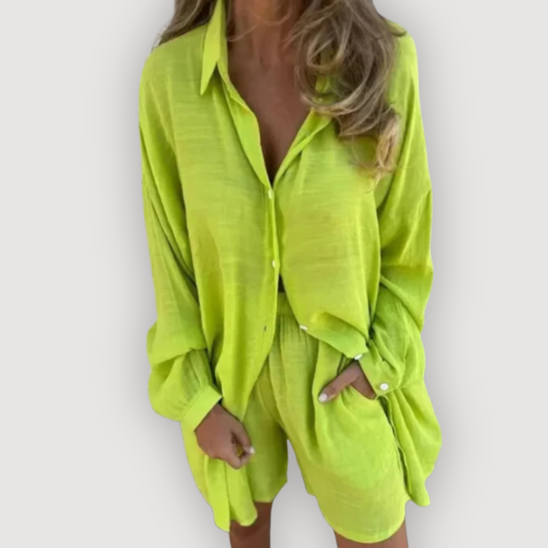 The Danielle Linen Set