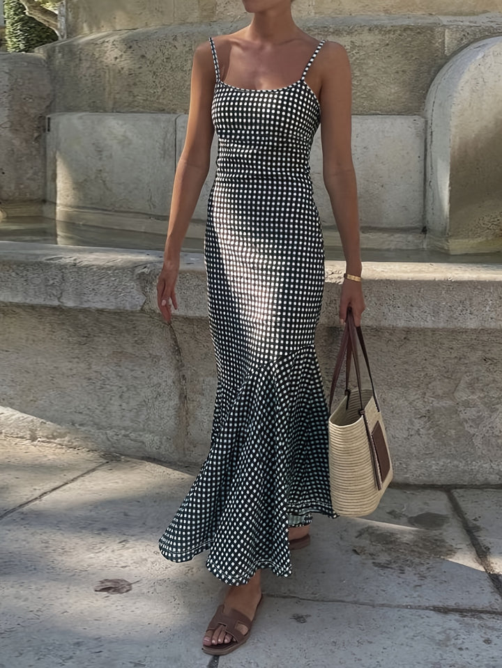 Plaid Picnic Dress — Vintage Cottagecore Mini