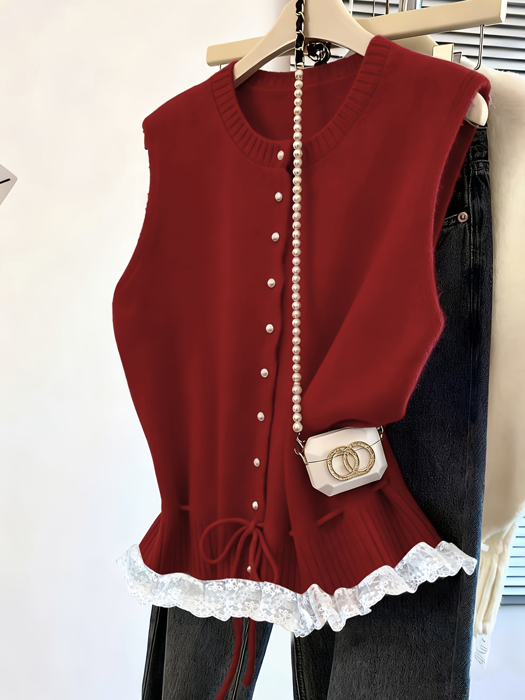The Open-Knit Vest