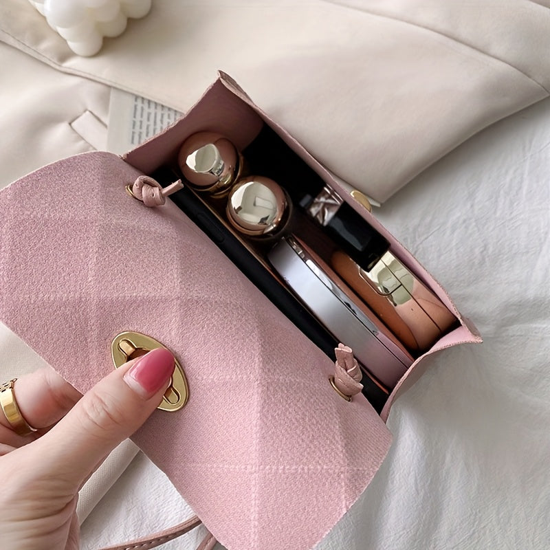 Twist Lock Crossbody Bag