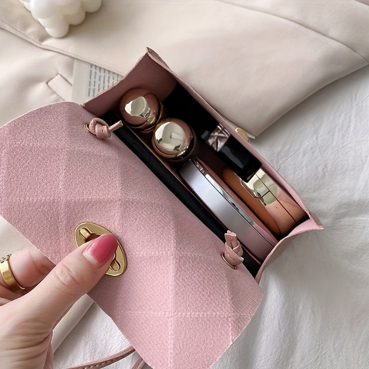 Twist Lock Crossbody Bag