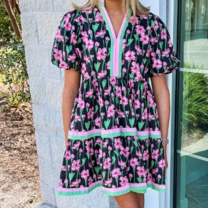 The Retro Print Day Dress