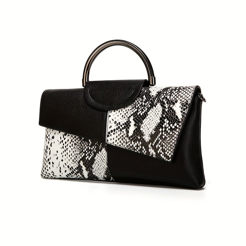 Mila&June's Shoulder Crossbody Bag Alligator Pattern Flap