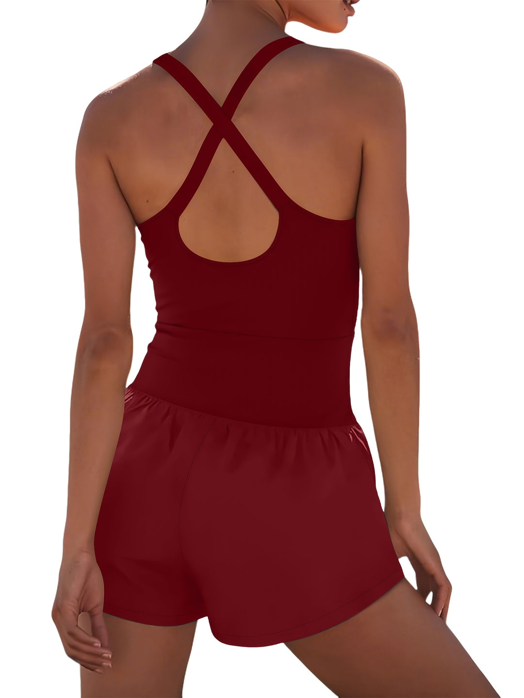 The Cross-Back Cutout Jumpsuit