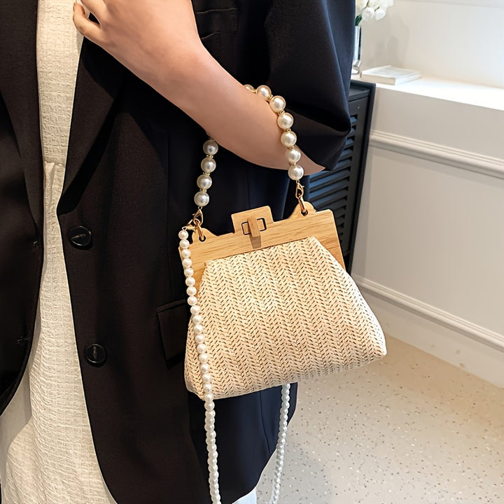 Classic Pearl Crossbody Bag