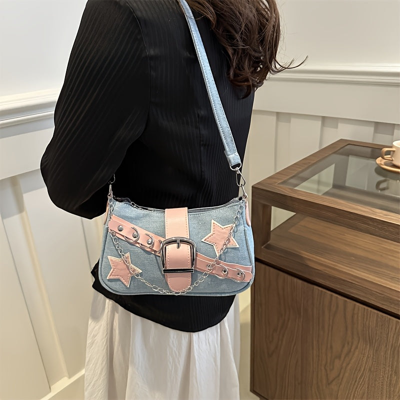 Stella Star Nylon Shoulder Bag – Sweet & Versatile