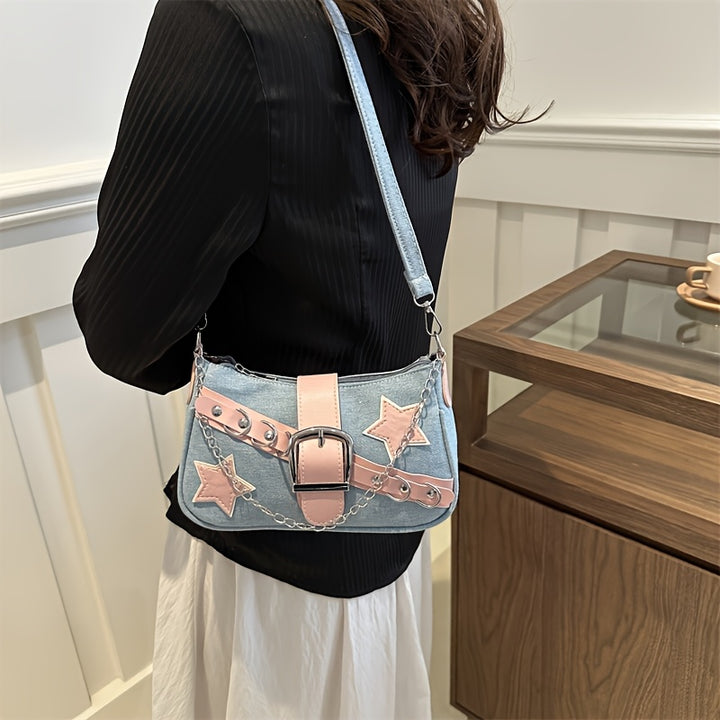 Stella Star Nylon Shoulder Bag – Sweet & Versatile