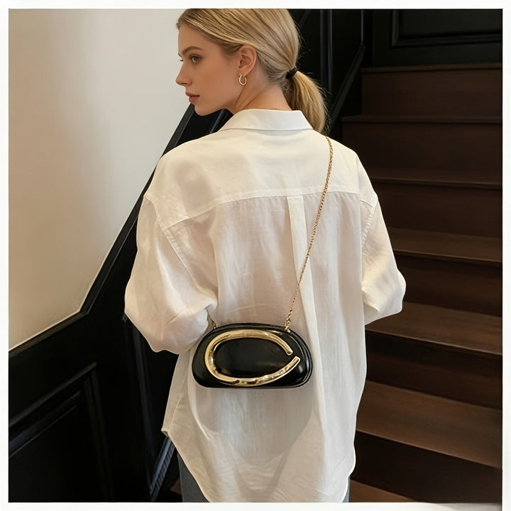 Selena Vintage Chain Bag – Elegant & Versatile Shoulder Clutch