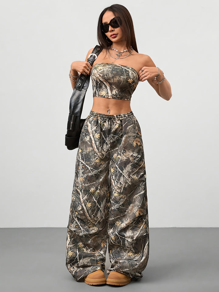 The Camo Leggings & Parachute Set