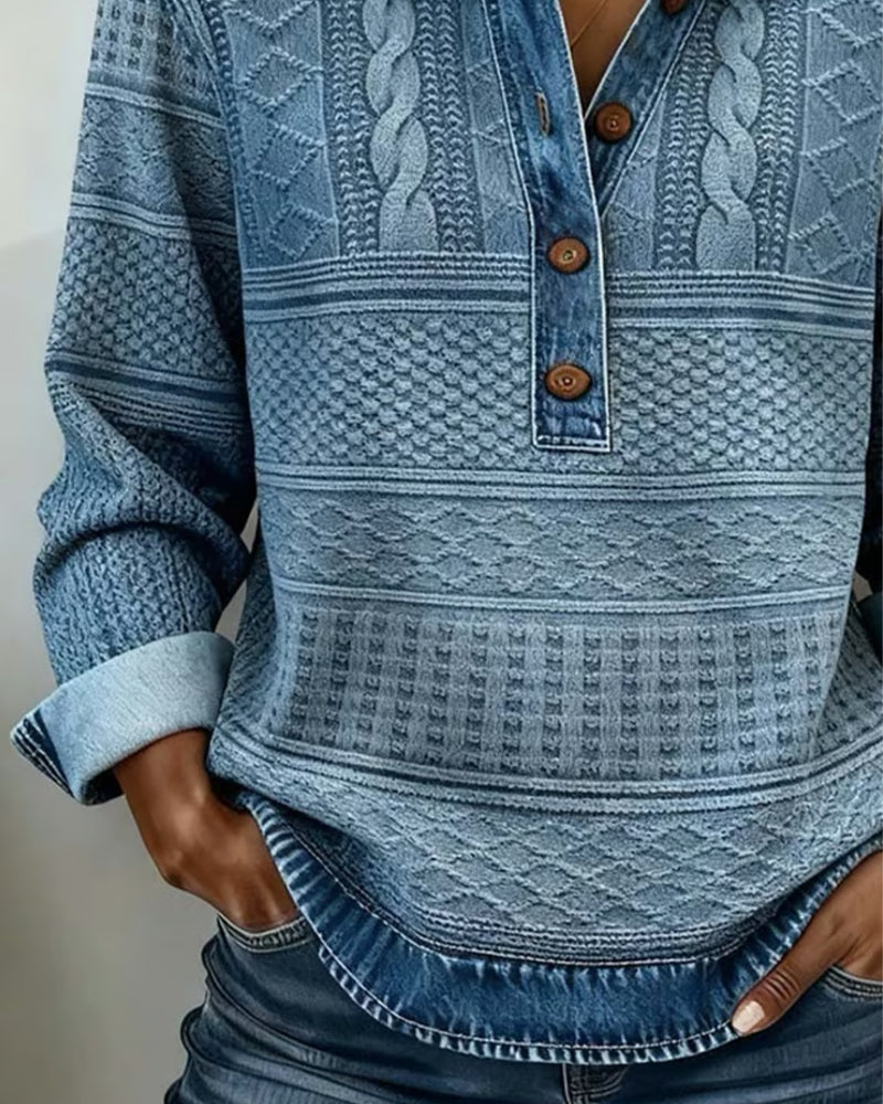 The Orlissey Textured Button-Up