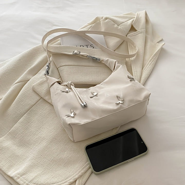 Butterfly Dumpling Shoulder Bag – Elegant & Spacious