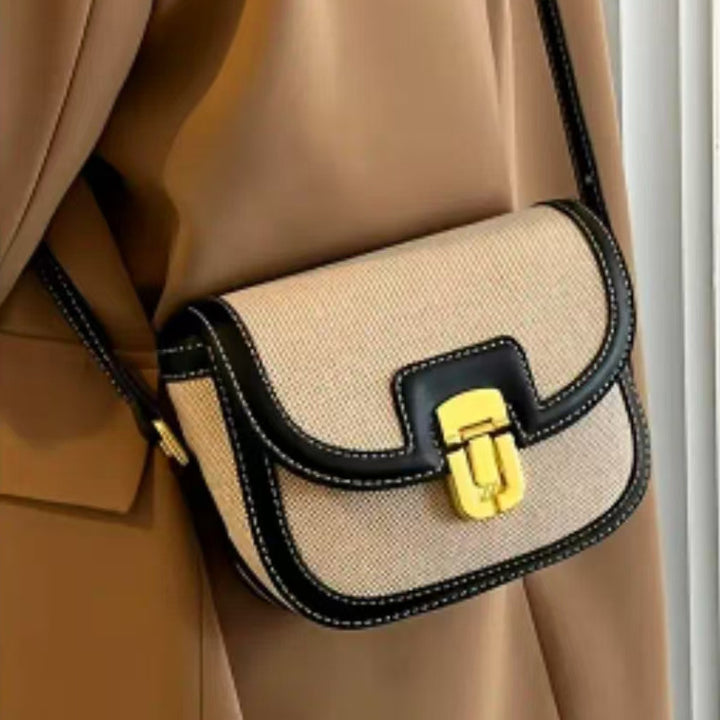 Vintage Faux Leather Crossbody — Everyday Shoulder Bag