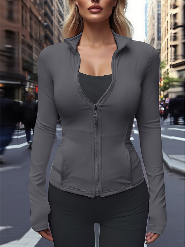 The Zip-Up Cropped Jacket