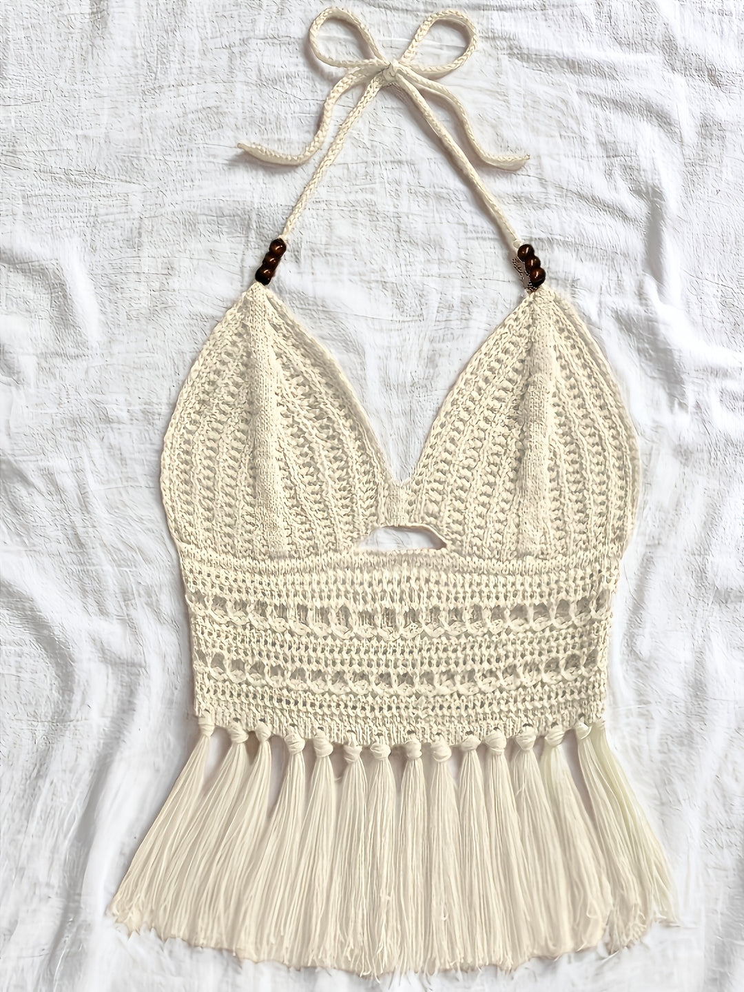 The Beaded Tassel Holiday Top