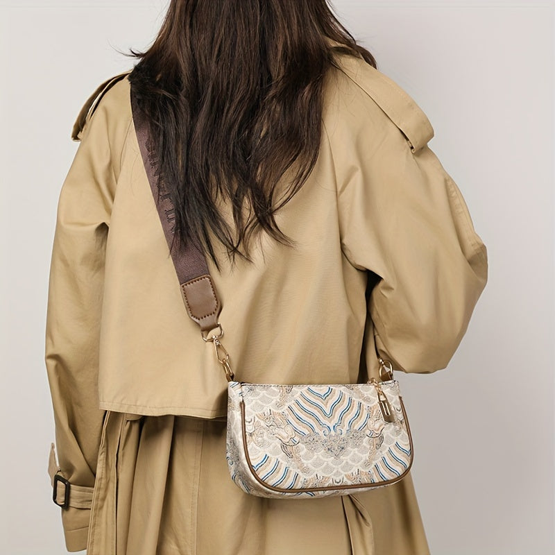 Luna Print Crossbody Bag — Lightweight Everyday Bag