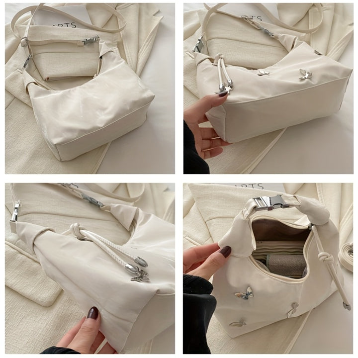 Butterfly Dumpling Shoulder Bag – Elegant & Spacious