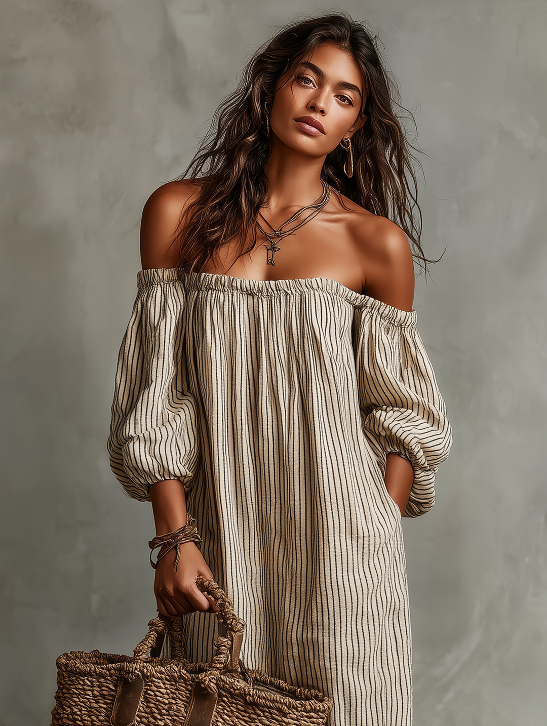 The Devra Off-Shoulder Maxi