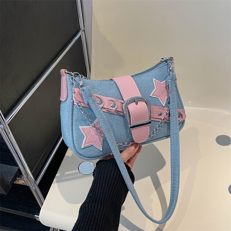 Stella Star Nylon Shoulder Bag – Sweet & Versatile