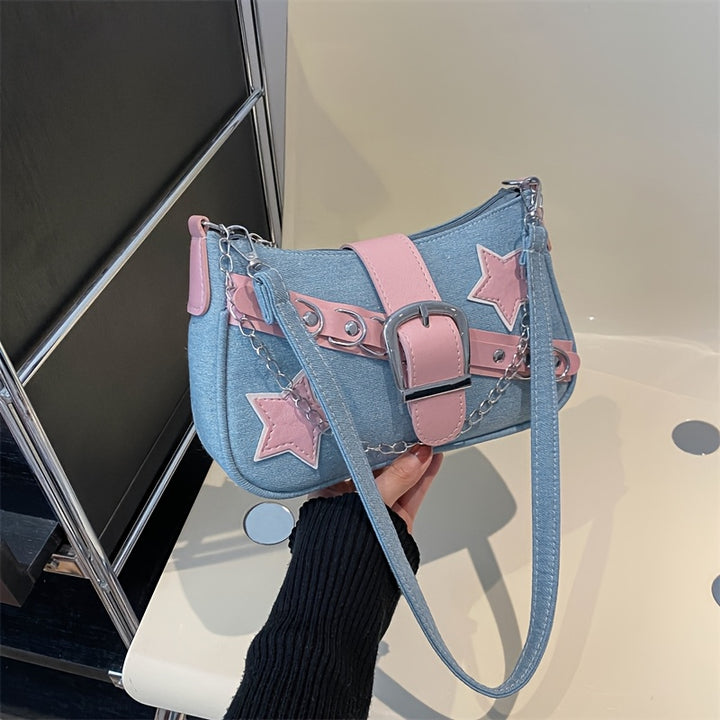 Stella Star Nylon Shoulder Bag – Sweet & Versatile