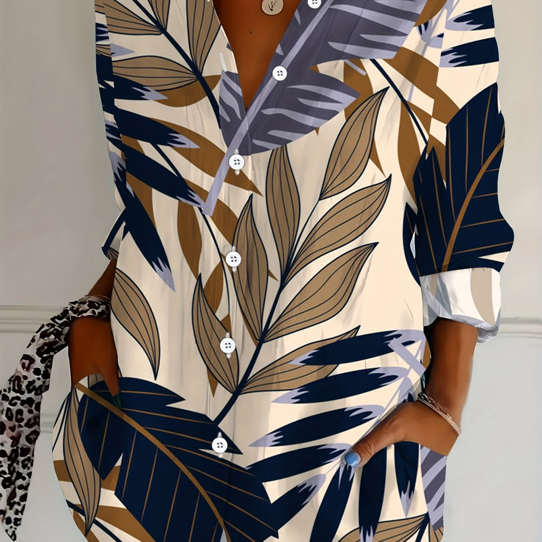 The Nautical Leaf Blouse