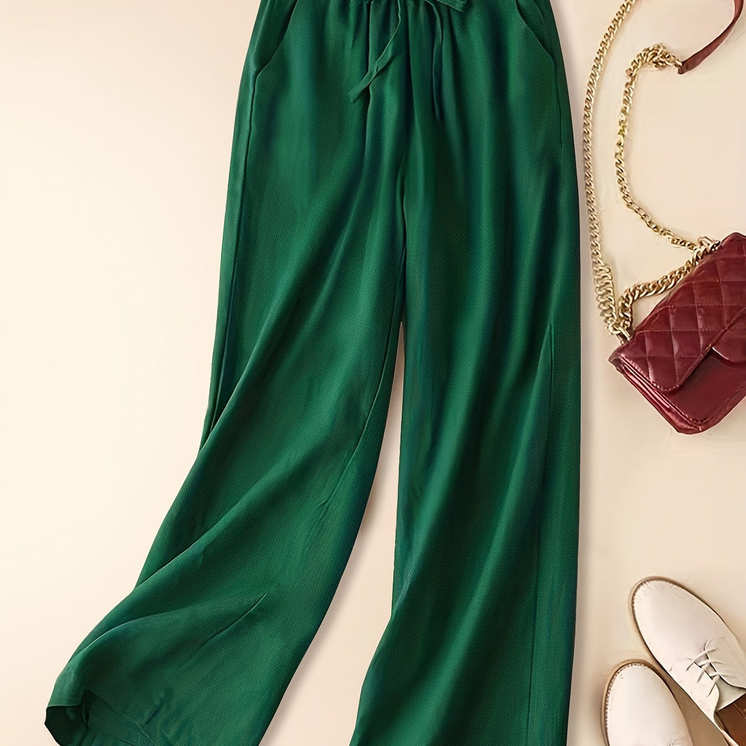 Riviera Wide-Leg Linen Pants — Everyday Capsule