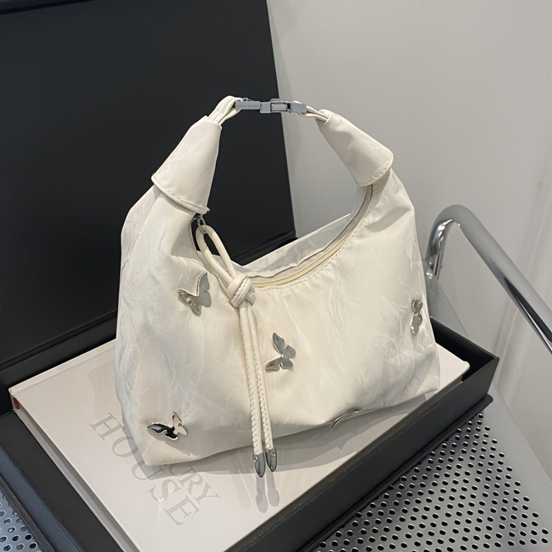 Butterfly Dumpling Shoulder Bag – Elegant & Spacious
