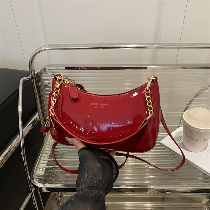 Textured Underarm Handbag