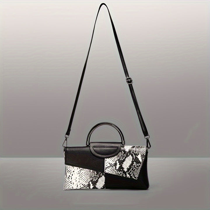 Mila&June's Shoulder Crossbody Bag Alligator Pattern Flap