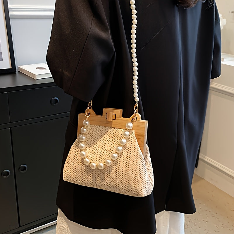 Classic Pearl Crossbody Bag