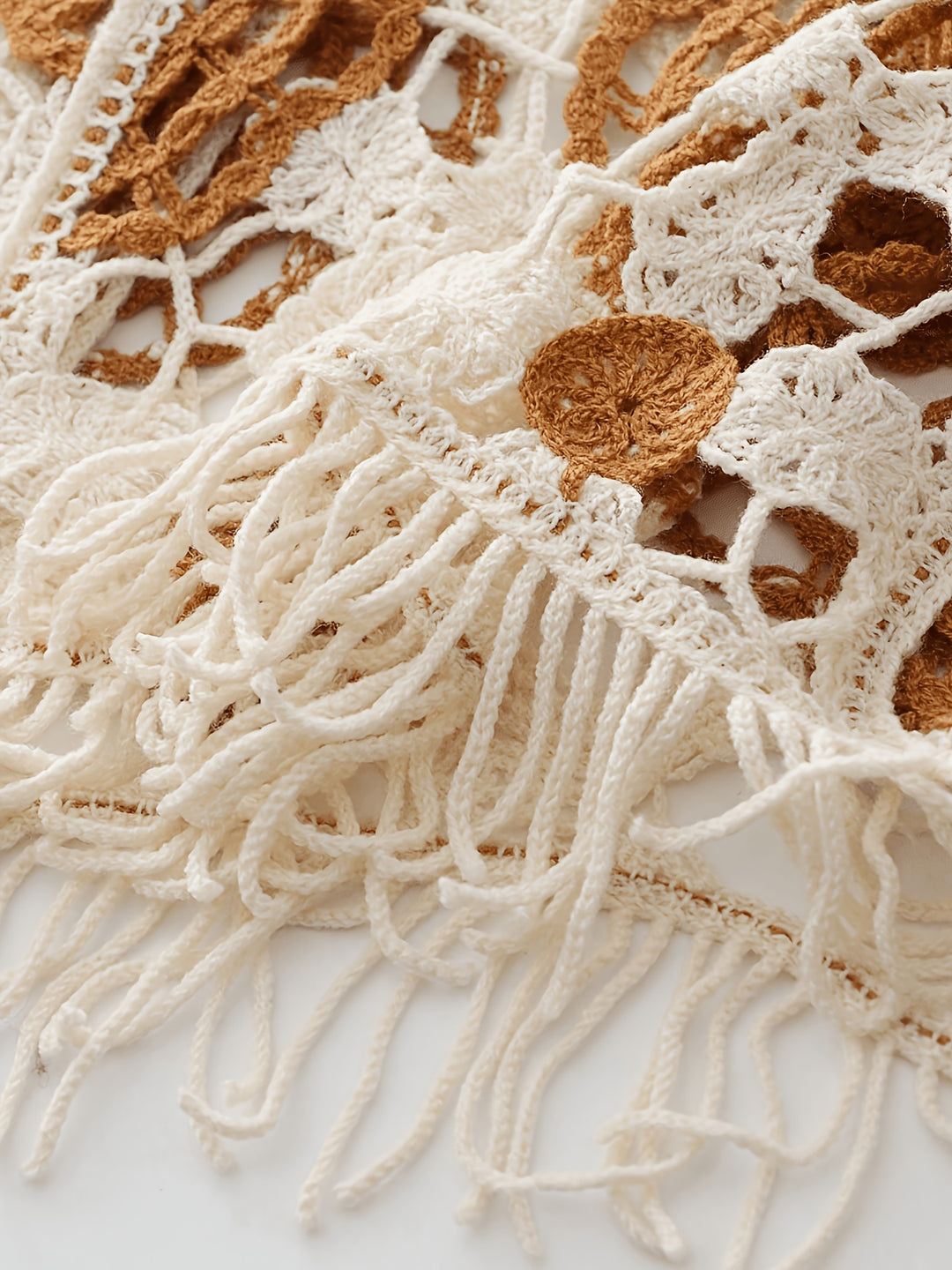 The Fringe Geometric Knit Top