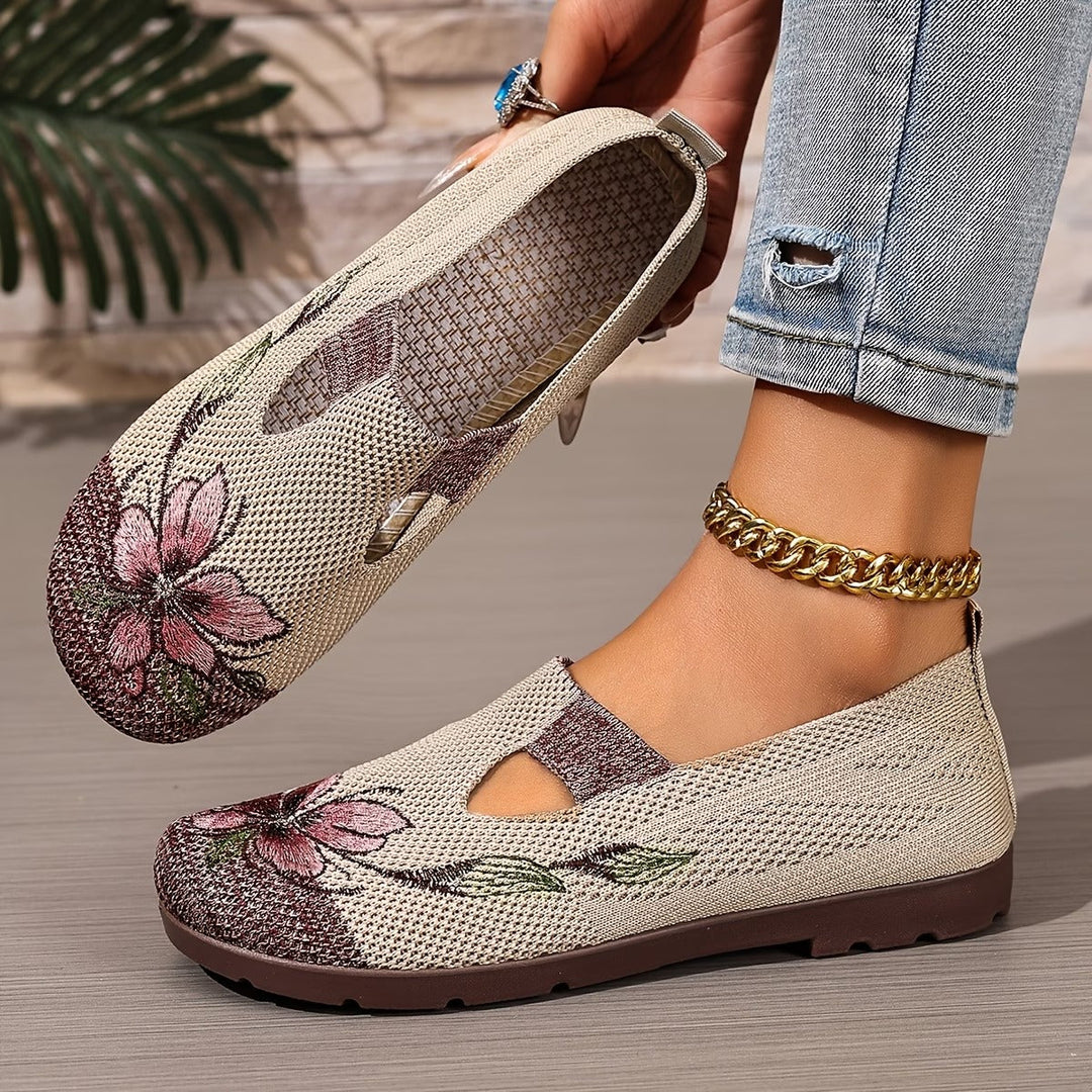 The Xara Floral Slip-On Flats
