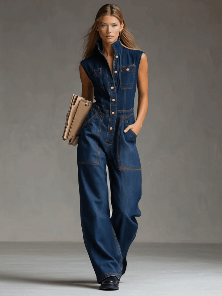 The Vintage Denim Jumpsuit