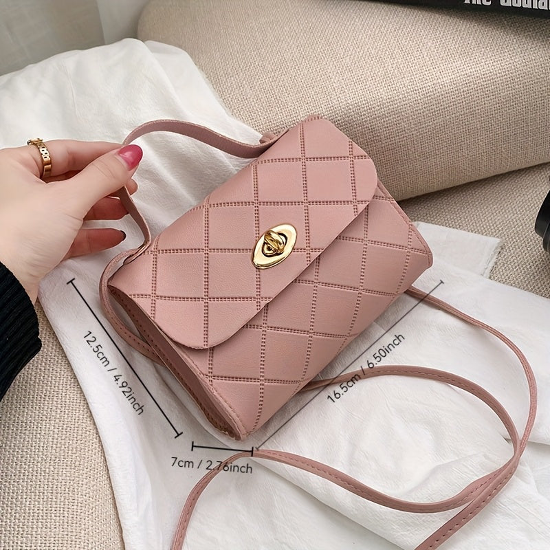 Twist Lock Crossbody Bag