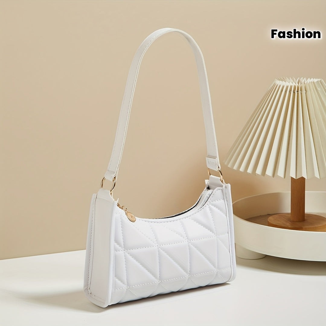Embroidered Crescent Bag — Artisan Detail Shoulder Bag