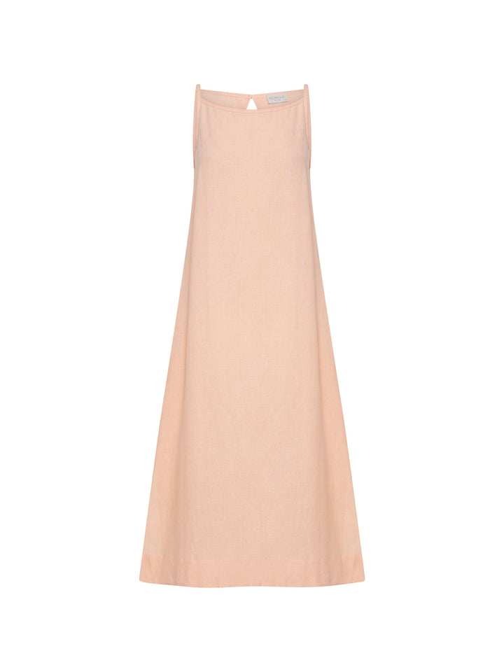 The Peony French Linen Midi — Effortless Summer Silhouette
