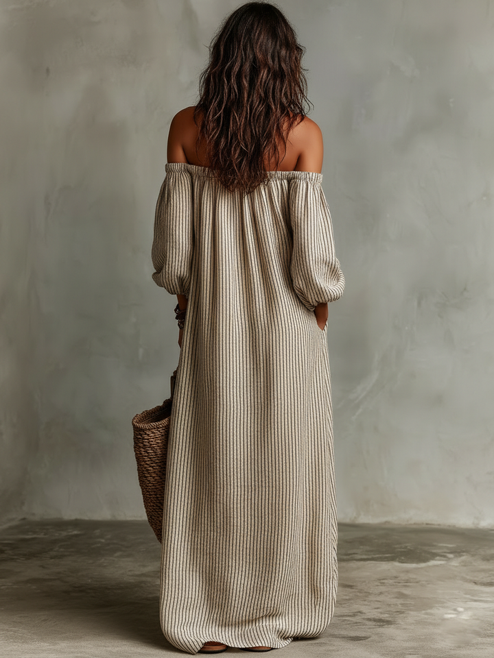 The Devra Off-Shoulder Maxi