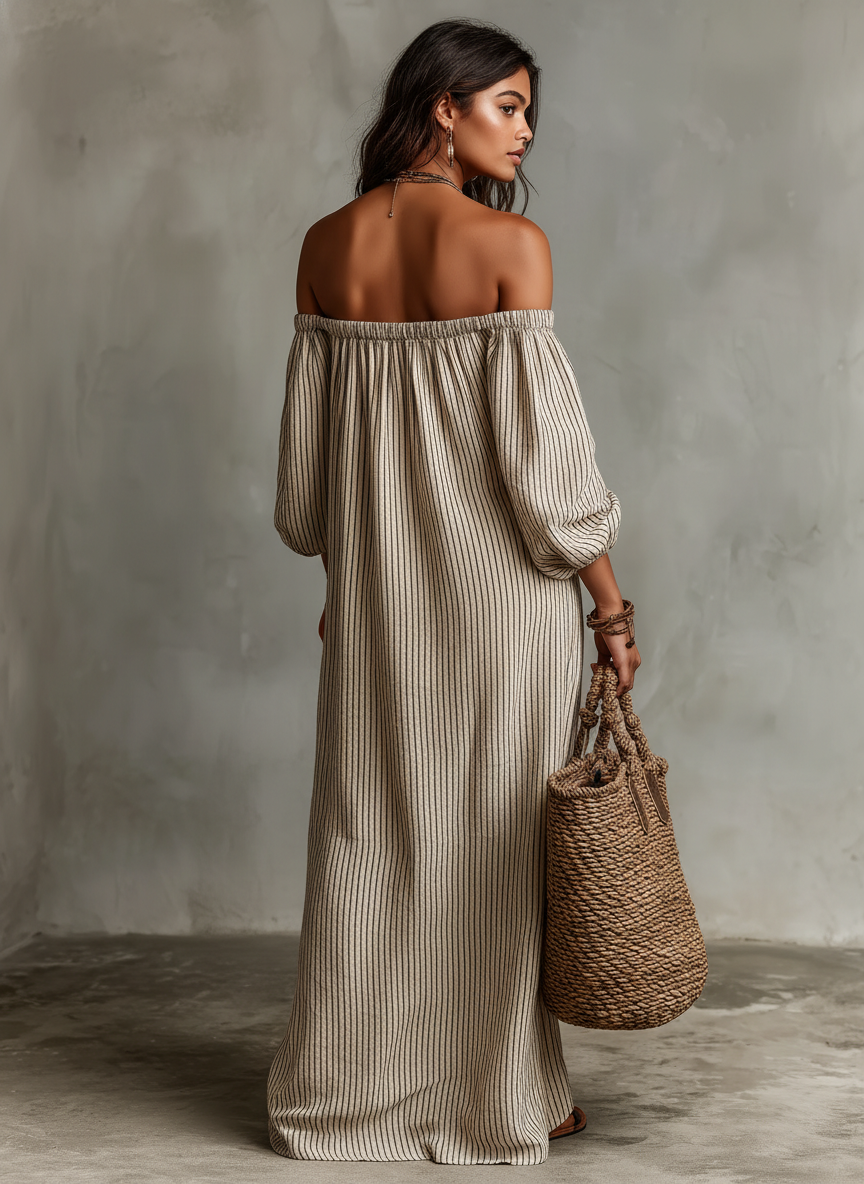 The Devra Off-Shoulder Maxi