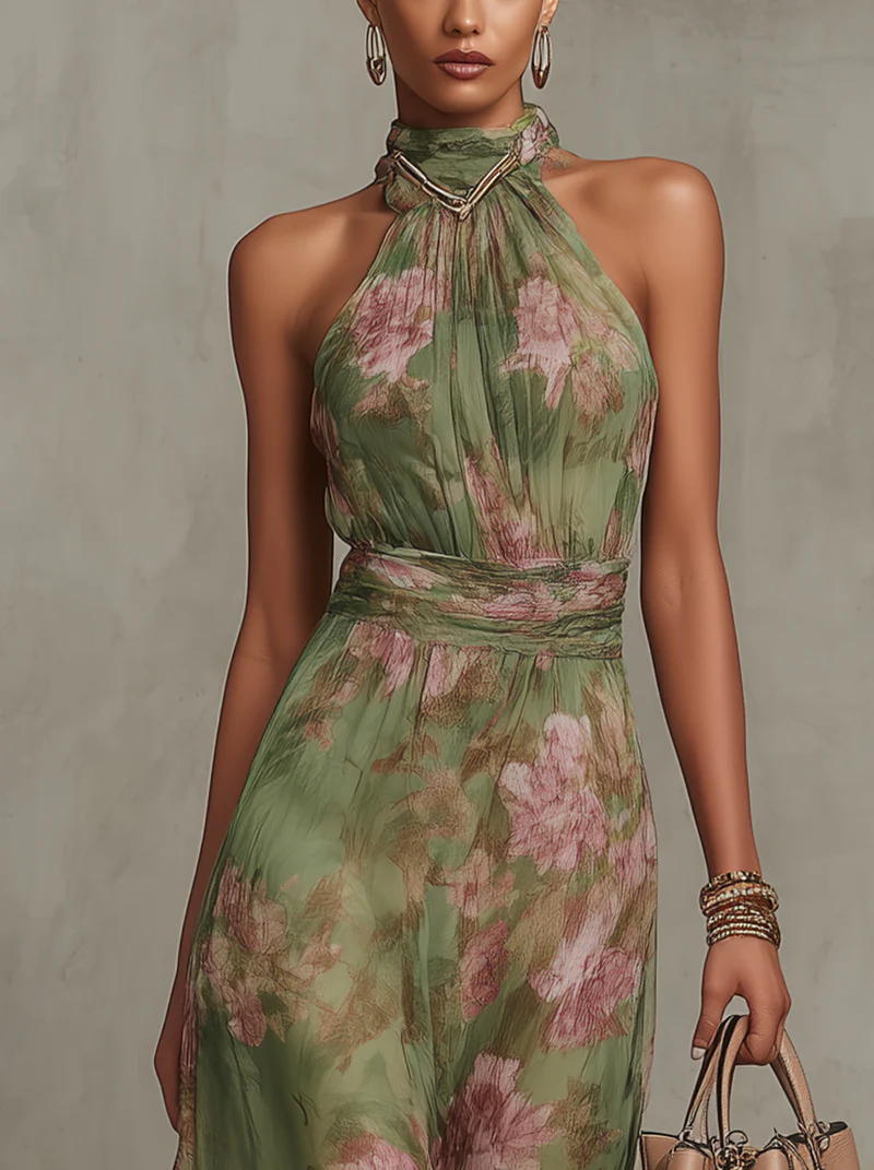 The Isolde Halter Dress