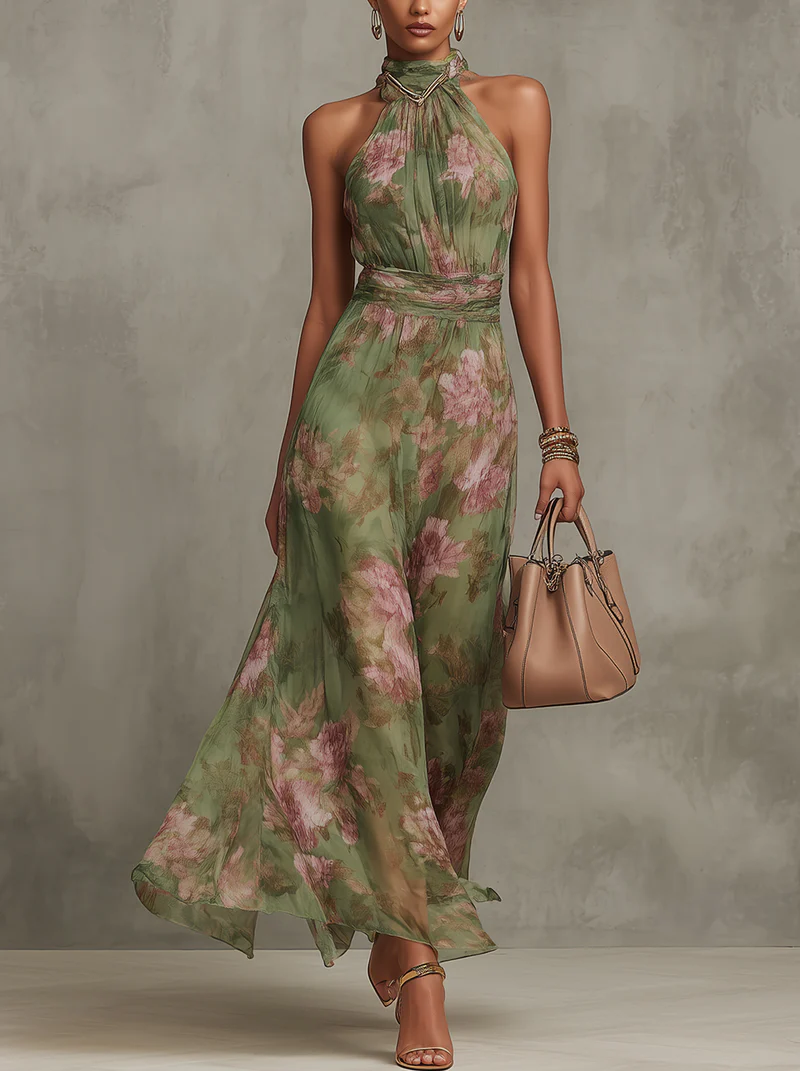 The Isolde Halter Dress