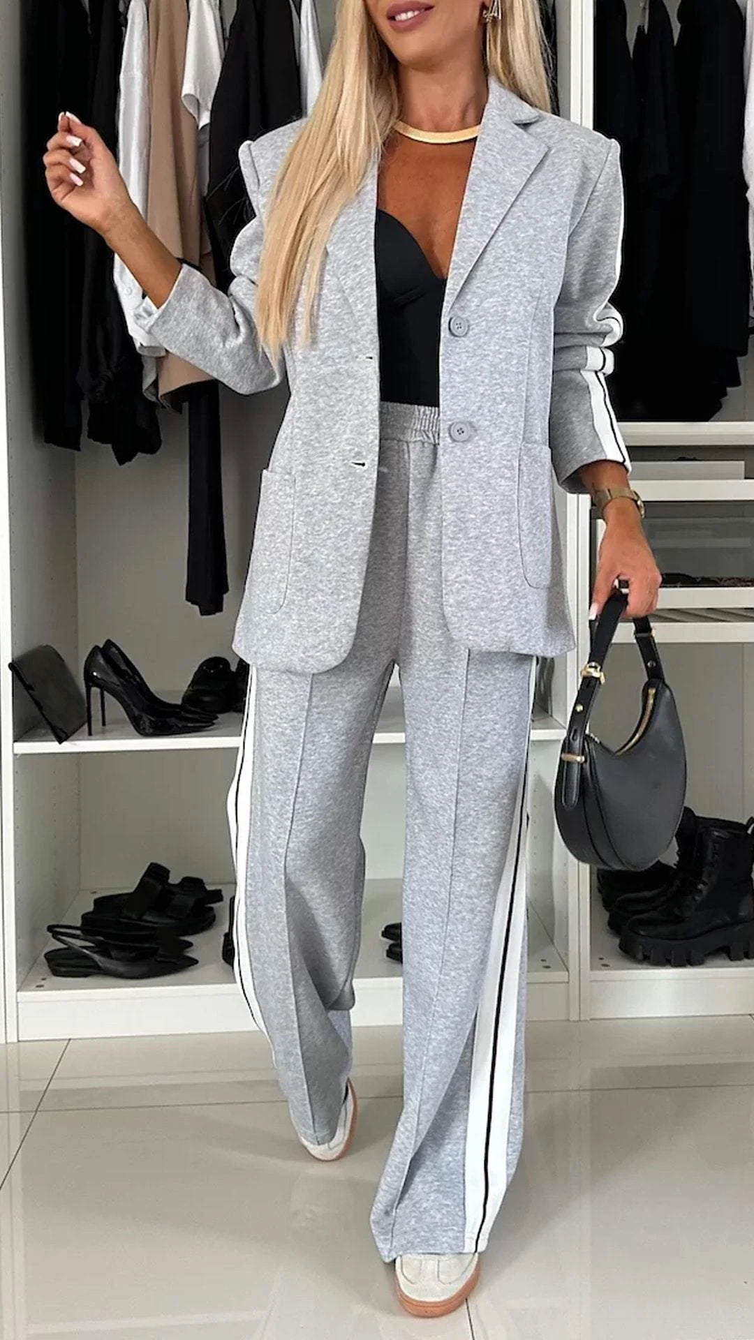 The Alice Office Suit by Mila and June — coordinated blazer and relaxed trouser set