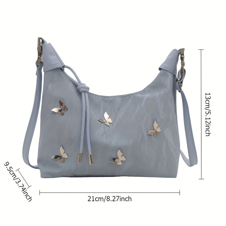 Butterfly Dumpling Shoulder Bag – Elegant & Spacious