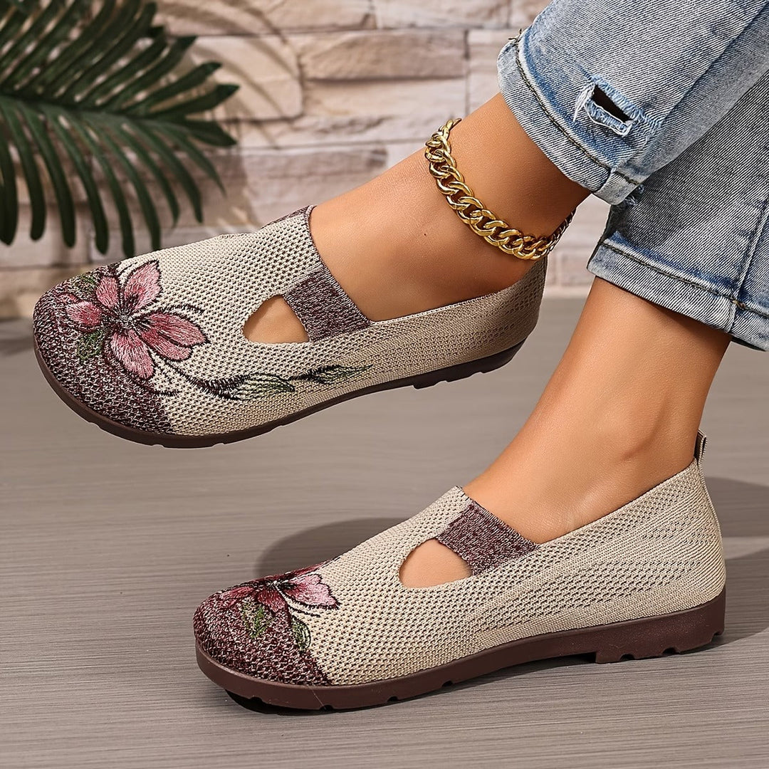 The Xara Floral Slip-On Flats