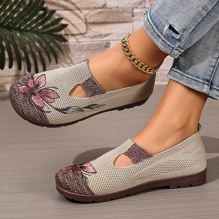 The Xara Floral Slip-On Flats