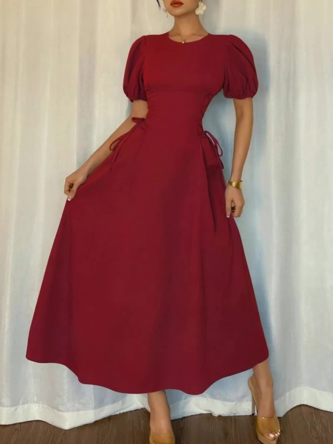 The Solina Drawstring Dress
